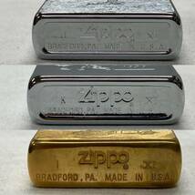 4475-1千(92)Zippo　ジッポ　American Classic　ライター　喫煙具　3点　_画像8