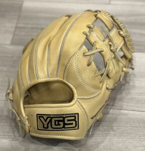 山本グラブスタジオ　YGS プロライン　硬式内野用　TGレザー　クリーム　Z-2 Hウェブ　水拭き乾拭きのみ　ノンオイル