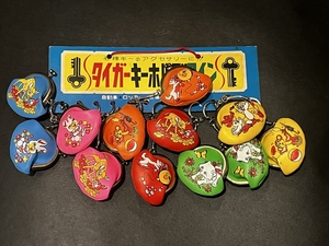  Showa Retro character bulrush . key holder cardboard 12 attaching warehouse goods Disney . toy 