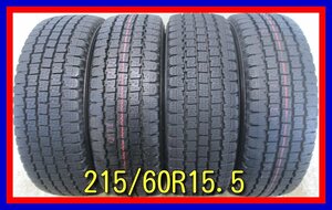 ■中古タイヤ■　215/60R15.5 110/108L LT BRIDGESTONE LIGHT TRUCK トラック等 冬タイヤ スタッドレス 激安 中古 送料無料 B247