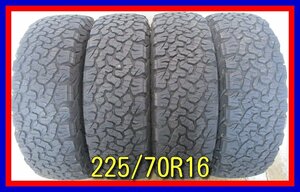 ■中古タイヤ■ 225/70R16 102/99R BF Goodrich AII-Terrain T/A LT トラック等 夏タイヤ オンロード 激安 中古　送料無料　B285