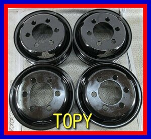 # used wheel # TOPY steel wheel 14 -inch 4.5J +97 6H 184 black 4ps.@ super-discount free shipping D769