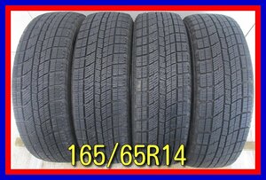 ■中古タイヤ■　165/65R14 79Q NANKANG ICE ACTIVA AW-1 冬タイヤ スタッドレス 激安 　送料無料　A412