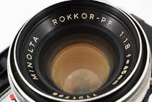 ★実用品★ ミノルタ MINOLTA V3 ROKKOR-PF 45mm F1.8 #0802 #20771 #0855_画像9