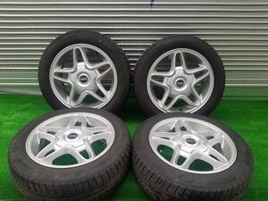 ミニ MINI R55 R56 純正 16ホイール キャップ付き pirelli cinturato plus オールシーズン 100 16X6.5J +46 クラブマン S R53 52 50 BBS製?