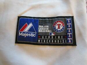 Authentic Majestic Texas Rangers Jurickson Profar White Jersey Button Closure XL 海外 即決