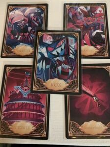 The Vees Hazbin Hotel Trading Card Bundle (including Ultra Rare Vox) 海外 即決