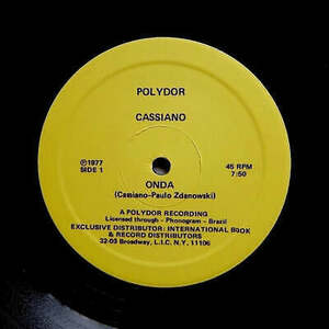 CASSIANO "Onda" 1977 BRAZILIAN DISCO SOUL MASTERPIECE 12" 海外 即決