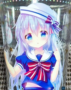 チノ　ココア　アクリルタンブラー　(蜜桃まむ) C94　（蜂蜜少女）　【ご注文はうさぎですか?】美少女　コミケ　グッズ