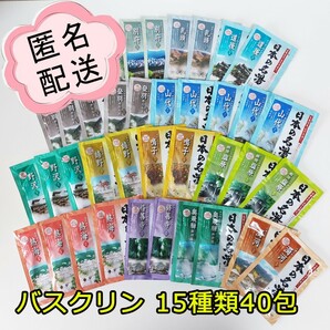 BATHCLIN バスクリン 日本の名湯 薬用入浴剤 15種類40包 コストコ にごり湯透明湯