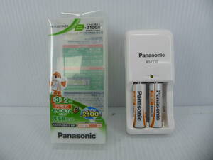 **Panasonic Nickel-Metal Hydride battery for single 3 single 4 charger BQ-CC10 freebie battery HHR-3LWS set product number BK-KJQ10L20 secondhand goods prompt decision!**