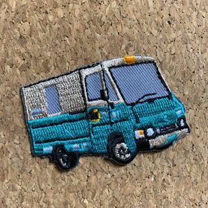 【ワッペン1枚】配達トラック★アイロン刺繍ワッペン★アップリケ 車 乗り物 宅急便 クロネコヤマト 佐川 郵便 働く車