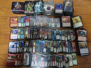 MTG まとめ売りギャラクシー foil unfinity 指輪物語 ちびキャラシール ステッカー 構築済みデッキ 統率者 他 約2.4㎏超