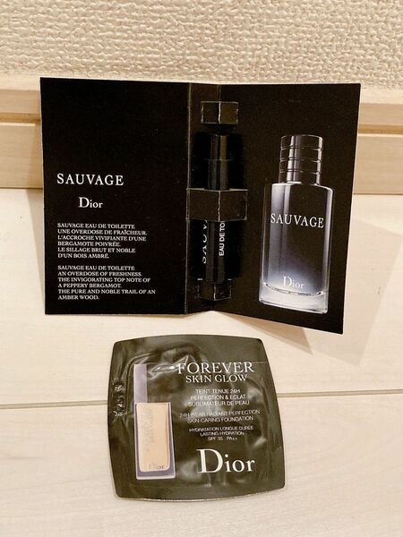 【新品未使用】Dior香水 ソヴァージュ〈オードゥトワレ〉・ディオールスキンフォーエヴァーフルイドグロウ【セット】