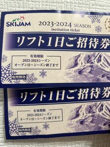 【最安】スキージャム勝山 リフト券 一日券 1枚価格です！除外日なし B