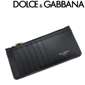 DOLCE&GABBANA ドルチェ＆ガッバーナ カードケース ブランド レザー コインケース ブラック BP2172-AZ607-80999 コンパクト財布