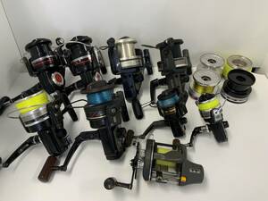 営0602−141 9022 【1円スタート】 リール まとめて RYOBI DAIWA SHIMANO メーカー　中古品