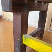 祖母宅整理品■幼稚園の古い木製椅子■アンティーク_画像9