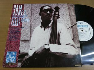 LP0502／【USA盤】SAM JONES：RIGHT DOWN FRONT.