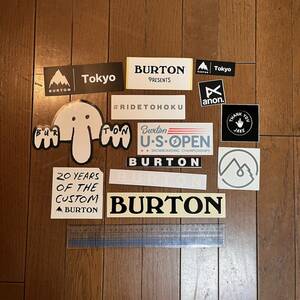 【お得】BURTONステッカー13枚セット バートン ANON アノン【レア】