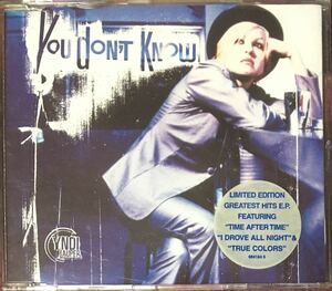 Cyndi Lauper [You Don’t Know] (LIMITED EDITION GREATEST HITS E.P.] (廃盤貴重EP) 女性ポップボーカル / ギターポップ / ルーツロック