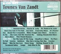Townes Van Zandt[Live at the Old Quarter, Houston, Texas](2CD)テキサスSSW/フォークロック/アシッドフォーク/スワンプ/名盤探検隊_画像2