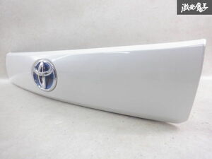 【最終値下げ】トヨタ純正 ZVW40W ZVW41W プリウスα 前期 リアガーニッシュ バックドアガーニッシュ パールホワイト 76801-47090 棚2F24