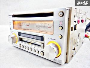 【希少！】Panasonic パナソニック 汎用 CDデッキ CDプレイヤー MDデッキ MDプレイヤー 2DIN CQ-VX5500D 棚2J21