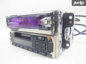 KENWOOD 汎用 CDデッキ CDプレイヤー MDデッキ MDプレイヤー 1DIN DKR-555D2 D919 棚2J21