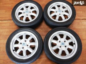 ダイハツ 純正OP MINILITE ミニライト ホイール 14インチ 4.5J +45 4本 165/55R14 タコスポ ミラジーノ クラシック ★ 棚1F21