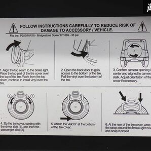 Chrysler クライスラー純正 JEEP ジープ JL ラングラー スペアタイヤカバー ハードタイプ TRDRG18JEC 255/70R18にて 棚1M11の画像7