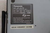 Y06/769 Panasonic パナソニック ハードディスクレコーダー UN-JS120 2013年製 動作確認済_画像6