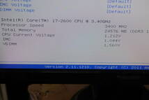 Y16/805 自作PC デスクトップパソコン CPU Core i7-2600 3.4GHz メモリ 24GB BIOS画面確認済 ジャンク_画像10