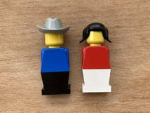 LEGO レゴ　 ★　初期ミニフィグ(カウボーイ＆おさげ)　②　★　中古_画像2
