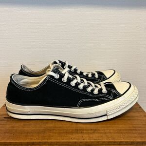 ソール減り無し　限定◆CONVERSE コンバース ALL STAR オールスター CT70 OX ローカット 黒 サイズ8.5 27cm ブラック検）アディクト　USA