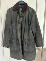 Barbour BORDER SLバブアー オイルドジャケット 38_画像1