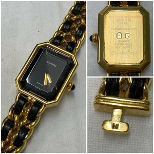 【稼動品】CHANEL シャネル プルミエール M クオーツ レディース 電池交換済み B RA-01