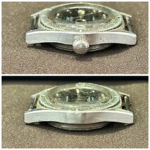 1円～【稼働品】TECHNOS テクノス★SkyDiver 25 JEWELS★200M メンズ★デイト 自動巻き フェイスのみ RA-08_画像8