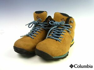 *Columbia/ Colombia *Meteor Omni-Tech/ meteor mid Homme ni Tec trekking shoes *24.5cm* beige / blue / green * waterproof * mountain climbing *