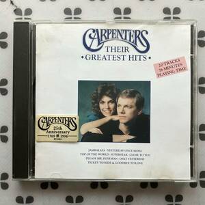 CD CARPENTERS「Only Yesterday 」Greatest Hits カーペンターズ