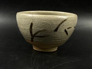 【福蔵】絵唐津 茶碗 東風窯 唐津焼 茶道具 新品 未使用 保管品 径12.7cm