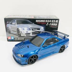 ●タミヤ TT-01 1/10 RC ニスモ R34 GT-R Z-Tune TAMIYA 組立品 NISMO R34 GT-R ラジコン レーシングカー 玩具 おもちゃ L1168