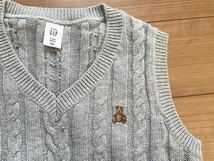 ★未着用新品！babyGAP☆ざっくりデザインがすてき！ニットベスト　トップス　105☆送料185円★_画像2