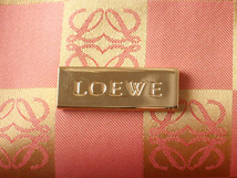 N15447 美品 LOEWE ロエベ 編み込み レザー ポーチ クラッチバッグ セカンドバッグ ブラウン 茶 保管袋付き _画像8