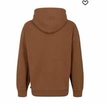 シュプリーム　Embroidered Chenille Hooded Sweatshirt　ブラウン　XXL 裏起毛 パーカー スウェット 茶色_画像2