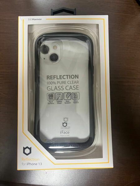 iFace iPhoneケース13用 耐衝撃 アイフェイス クリア 強化ガラス