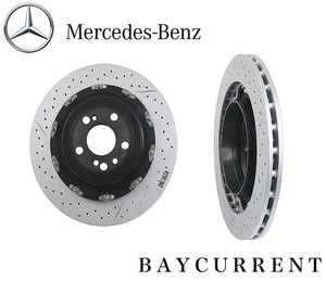 [ regular BREMBO made ] Mercedes Benz rear brake rotor left right SET SL Class R230 SL65 AMG 2304231412 rear rotor 2 sheets Brembo 