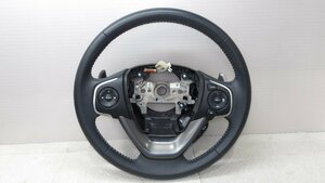 中古 ホンダ ステップワゴンスパーダ RP3 純正 ステアリング ハンドル パドルシフト スイッチ付き 6268233 (棚1065-306)