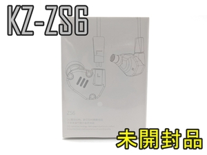 【未使用品】KZ‐ZS6【イヤホン】Blackカラー/ブラック マイクなしモデル【未開封品】ジャンク扱品《管理番号：240229-04》