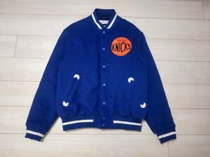 ★ミッチェル&ネス　mitchell&ness　ウールスタジャン　★ニューヨーク・ニックス　NEW YORK KNICKS 　★鮮やかなカラー